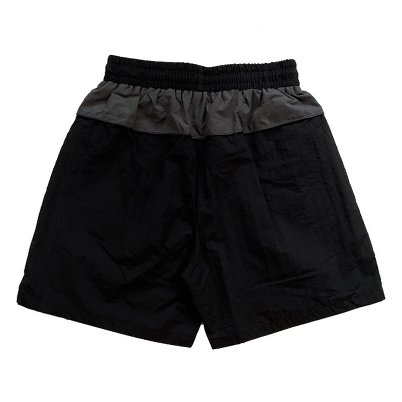 RHUDE Colorblock embroidered letters Shorts