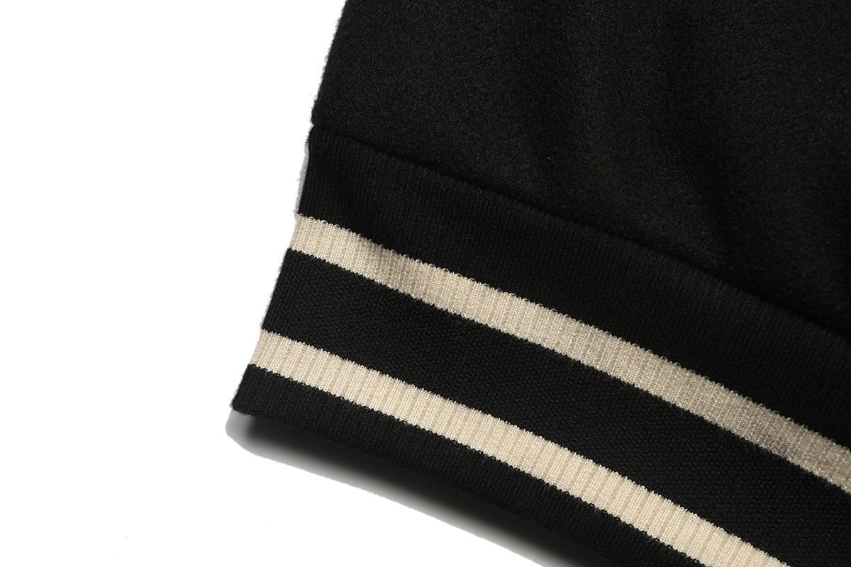 Godspeed Mankind Vs Ai Varsity Jacket Black/red