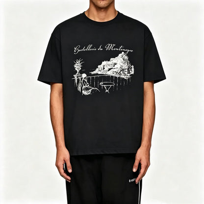 RHUDE Crewneck Cotton Tee