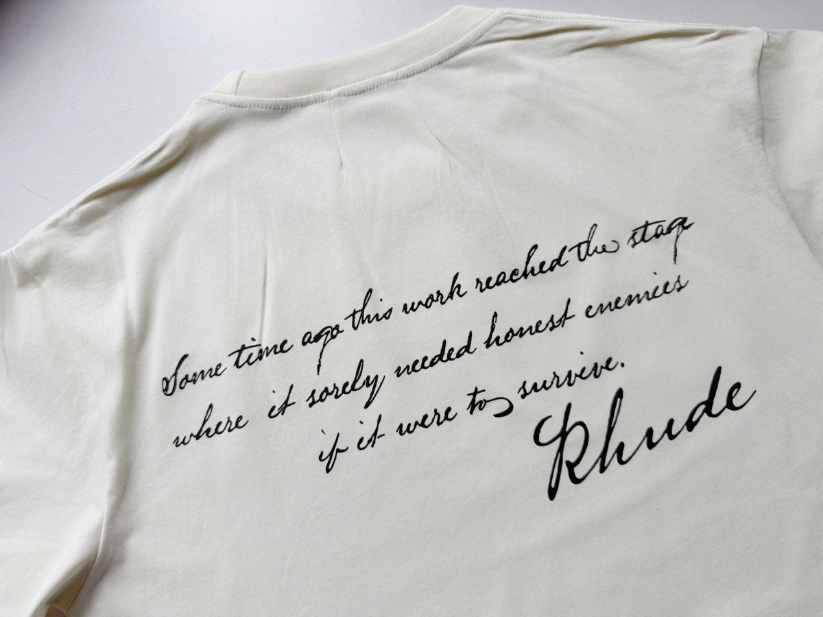 RHUDE Crewneck Cotton Tee