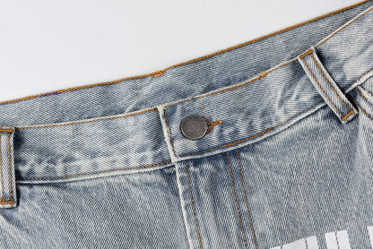 Cough Syrup Denim Shorts