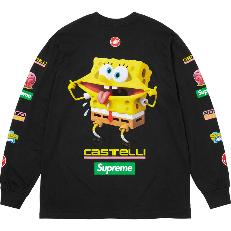 Supreme 25ss Spongebob Long Sleeve Tee