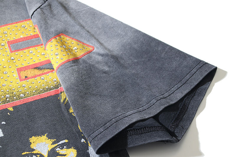 Rhinestone Pattern T-shirt