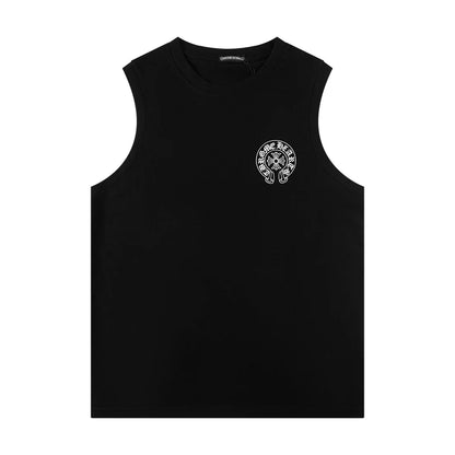 Chrome Hearts Rainbow horseshoe print tank top T-shirt P60