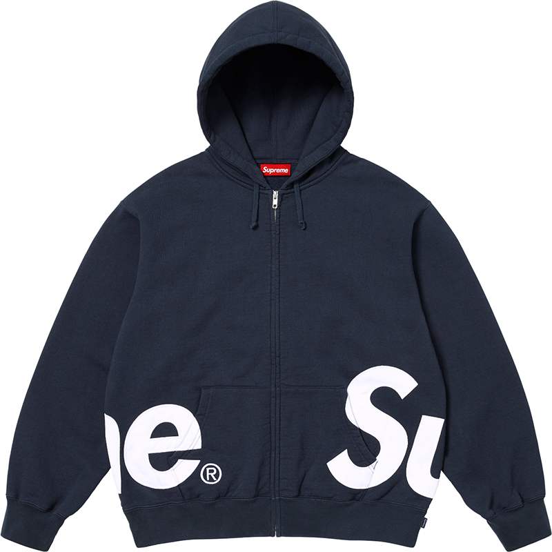 Supreme 25SS Big Logo Zip Up Hoodie