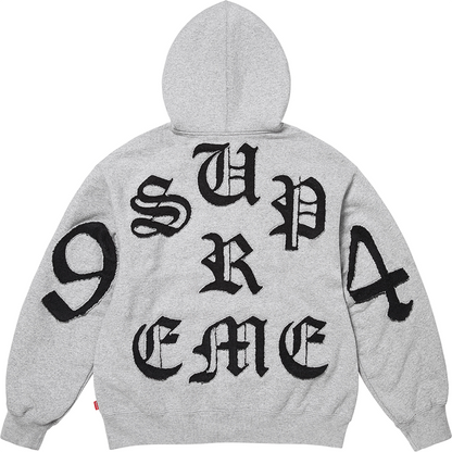 Supreme Cut Out Zip Up Hooded Sweatshirt