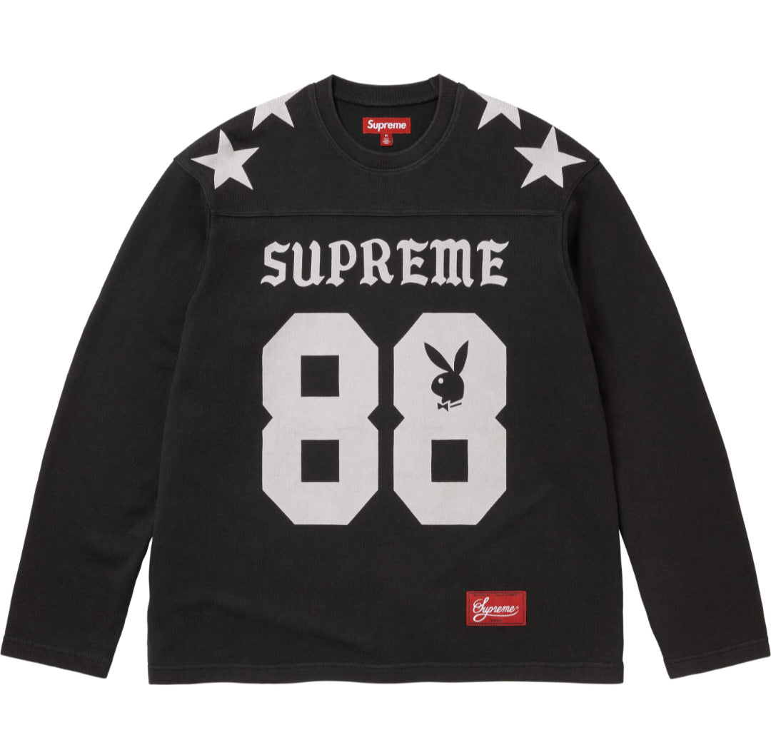 Supreme x Playboy Sweat Football Long Sleeve Tee