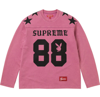 Supreme x Playboy Sweat Football Long Sleeve Tee