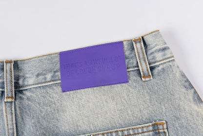 Cough Syrup Denim Shorts