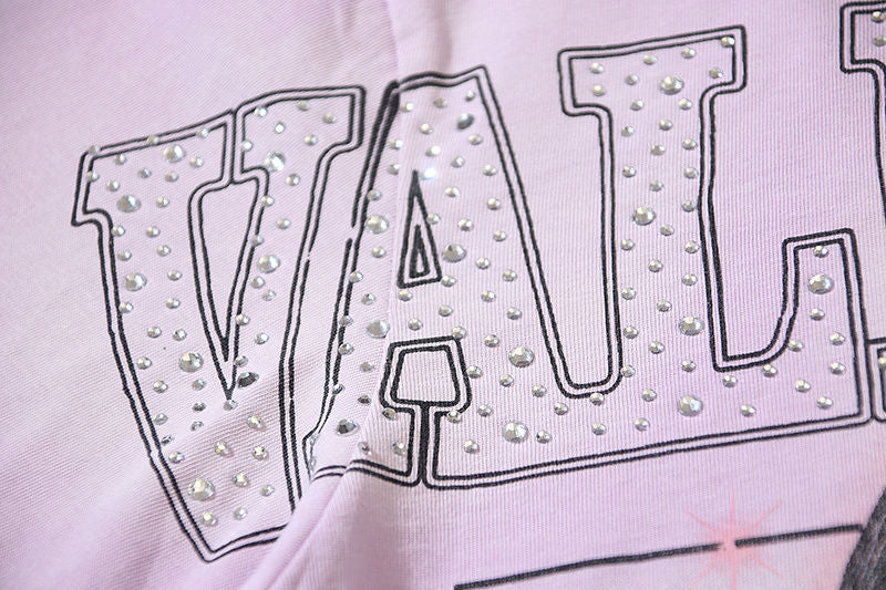 Rhinestone Pattern T-shirt
