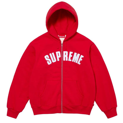 Supreme 25FW Thermal Lined Zip Up Hooded Sweatshirt